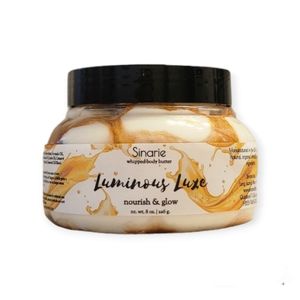 Luminous Luxe Whipped Body Butter | Organic Shea & Kokum Butter | Dry Oil | Gift